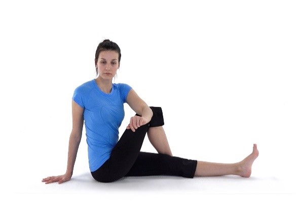 Seated IT Band Stretch 